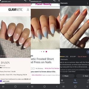 Glamnetics nails - 3 pair